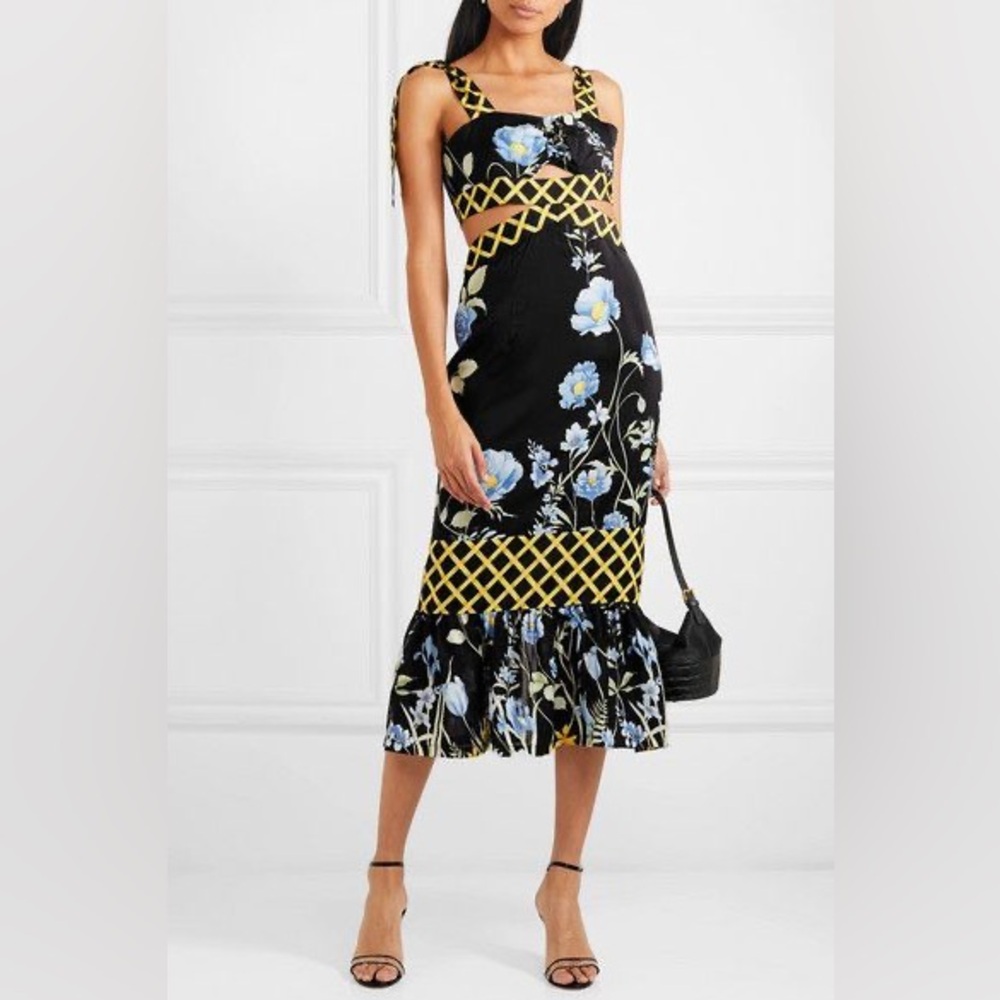 Alice McCall Cut Out Midriff Midi Dress